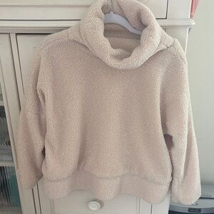 Cozy Cream Turtleneck Sweatshirt